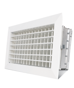 GRILLES AND AIR VENTS Outlet and diffuser for channelled system By